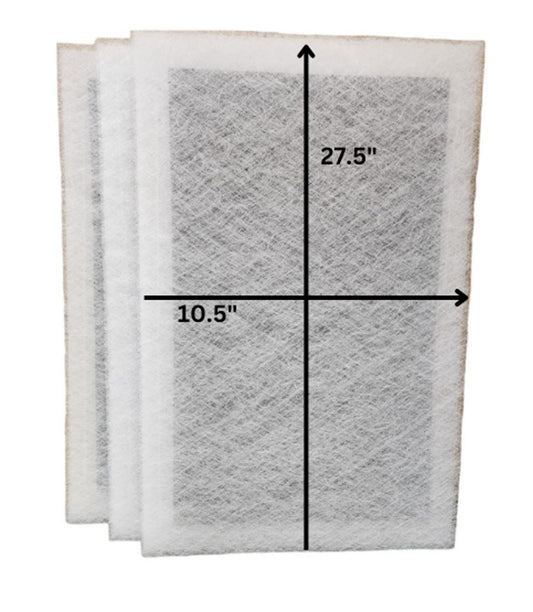 10-12x30 Xenon Power Guard Air Cleaner Replacement Compatible Filters White