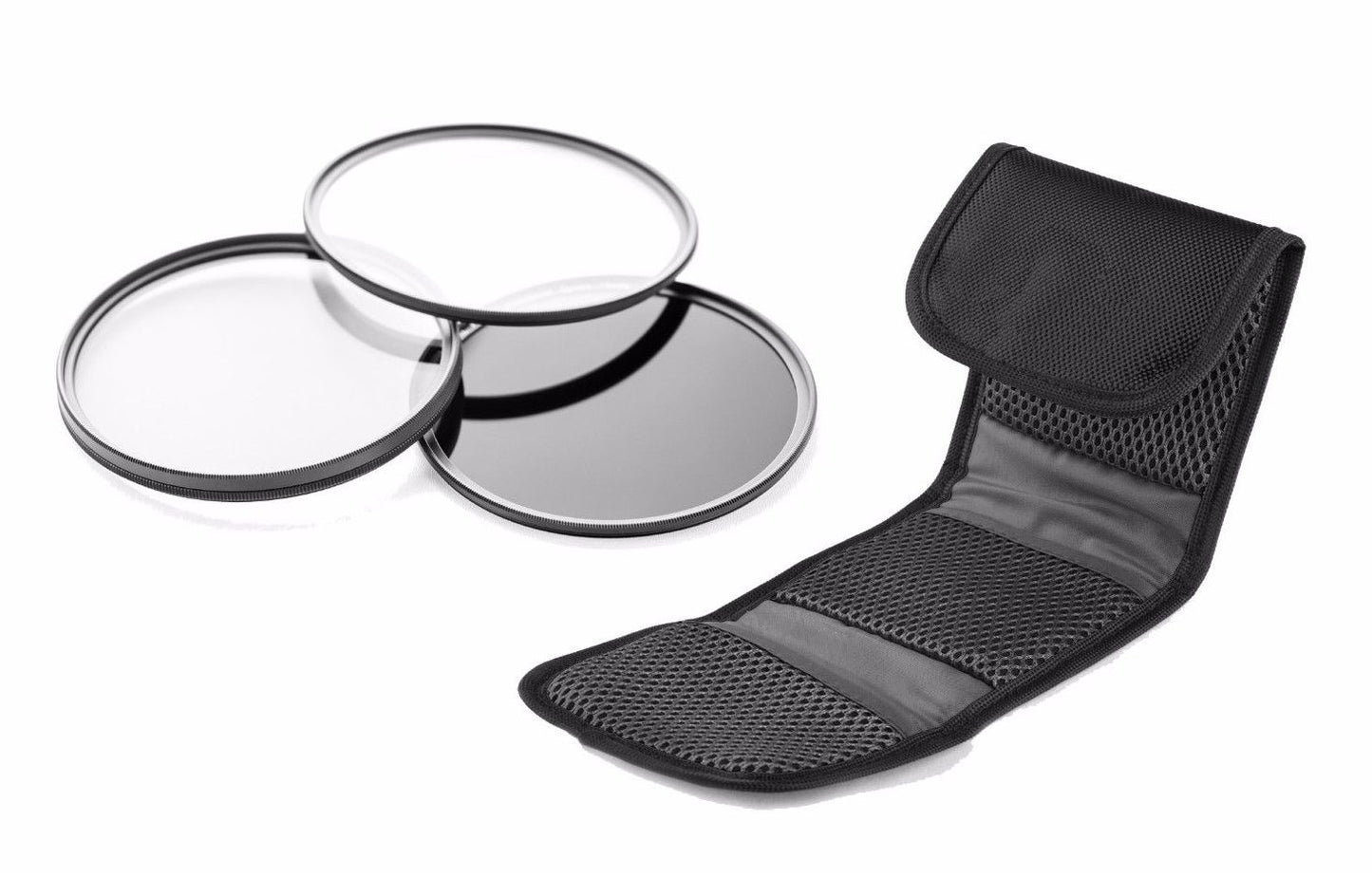 Canon EOS 1D Mark III High Grade Multi-Coated, Multi-Threaded, 3 Piece Lens Filter Kit (52mm) Made By Optics + Nwv Direct Microfiber Cleaning Cloth.