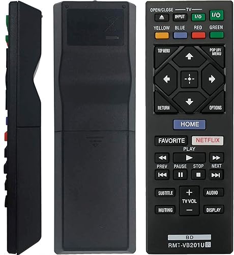 Remote Control Sony RMT-VB201U Remote fit for Sony Blu-ray DVD Player BDP-S3700 BDP-BX370 BDP-S1700 UBP-X700 BDPS3700 BDPBX370 BDPS1700 UBPX700