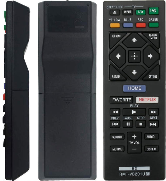 Remote Control Sony RMT-VB201U Remote fit for Sony Blu-ray DVD Player BDP-S3700 BDP-BX370 BDP-S1700 UBP-X700 BDPS3700 BDPBX370 BDPS1700 UBPX700