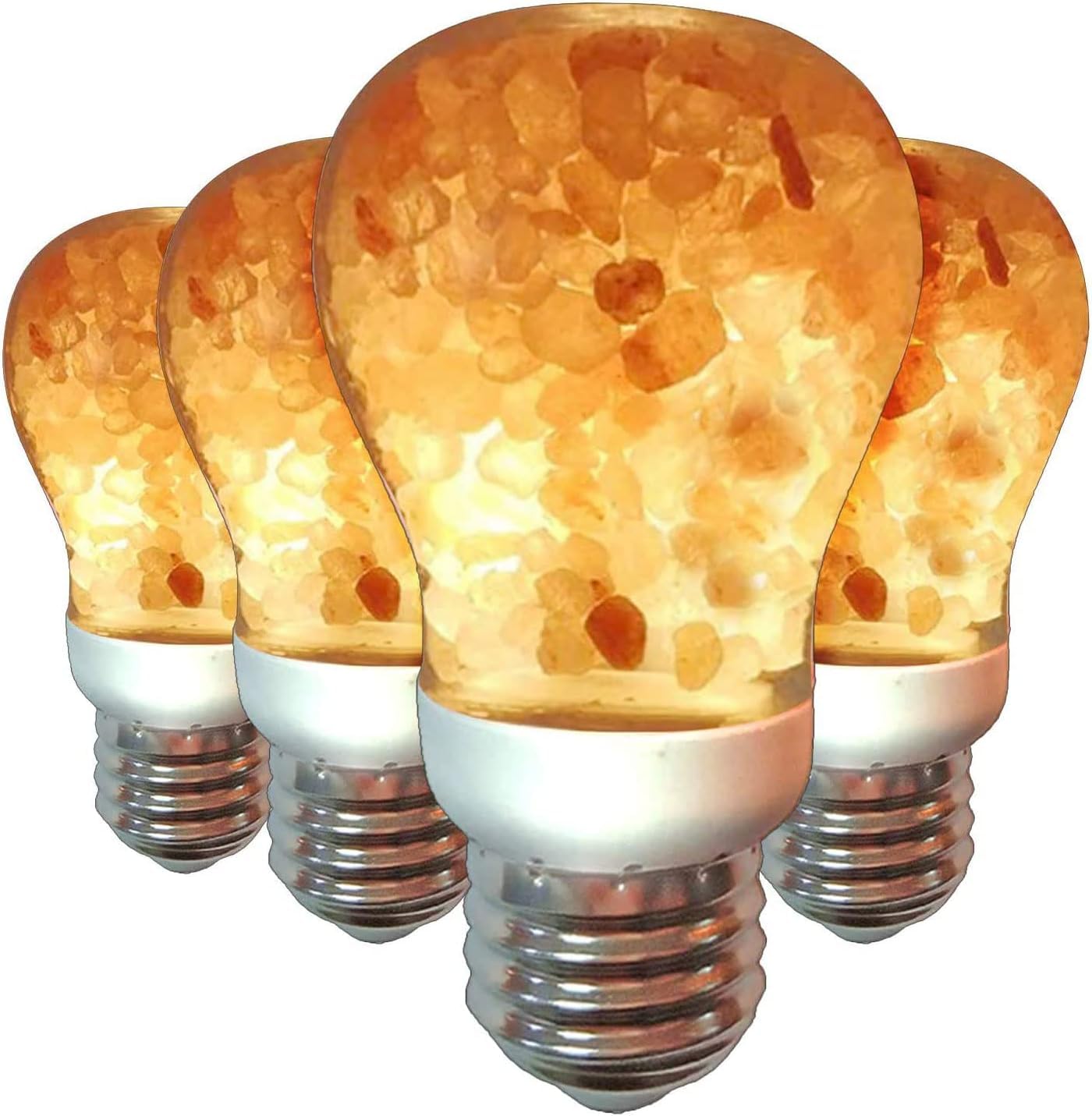 WBM Care Smart E26 Led Light Bulb 7 Watt Himalayan Salt Bulb 30000 hrs Life Dimmable Led Light Bulb Pack of Pink, Unflavored, 4 Count