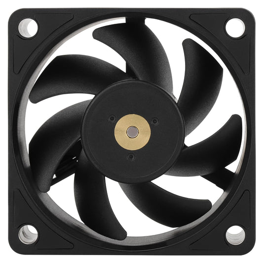 Thermalright TL-B6B 60mm CPU Cooler Fan,Silent Computer Case Fan,6025 Case Cooling,DC 12V CPU Mute Cooling, 3200RPM Speed, Low Noise 20.17dba(Black)