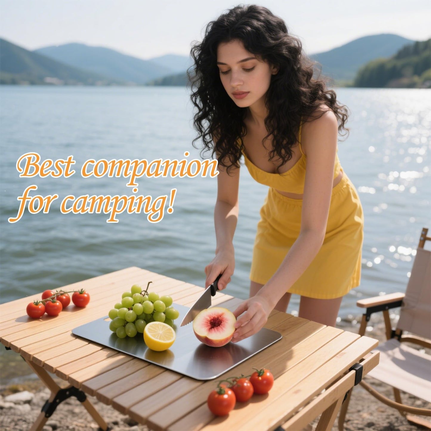 100% Pure Titanium Cutting Boards for Kitchen, Titanium Cutting Board Set of 3, 2025 New Food-Grade Chopping Board for Easy to Clean and Will Not Abso