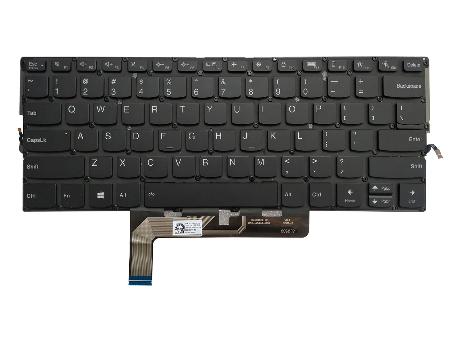 Laptop Replacement Keyboard Compatible for Lenovo IdeaPad Slim 9 14ITL05, 9-14ITL05 US Layout Backlit SN20Y70452 PK131SM1A00 AM1SM000600 5CB1B34804