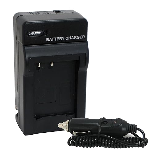 Progo NB-8L Digital Camera Battery Rapid Home & Travel Charger with Car Adapter for Canon NB-8L. Works for Canon Powershot A2200, A3100, A3000, A3200