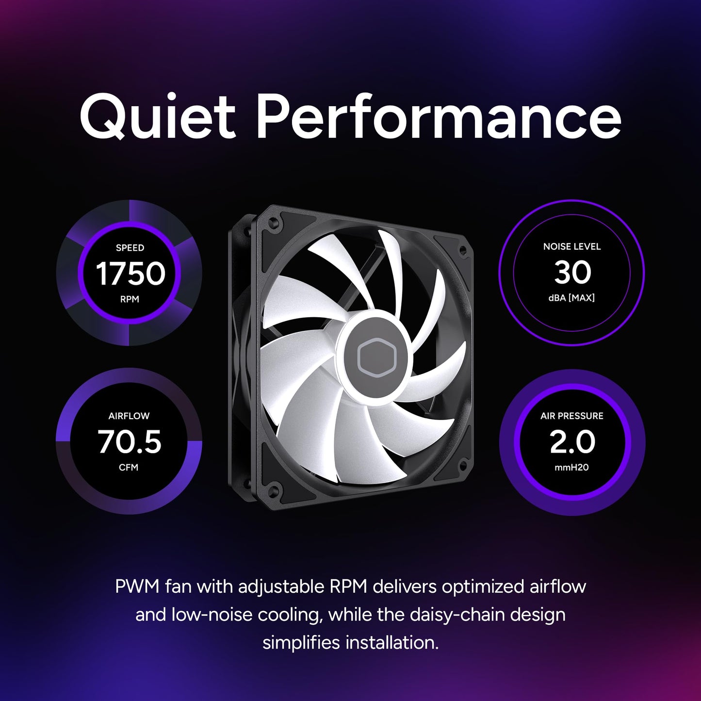 Cooler Master 240 Core II Liquid CPU AIO Cooler - 240mm Radiator, Dual ARGB PWM Fans, Infinity Mirror Dual-Chamber Pump, Quiet Cooling & Easy