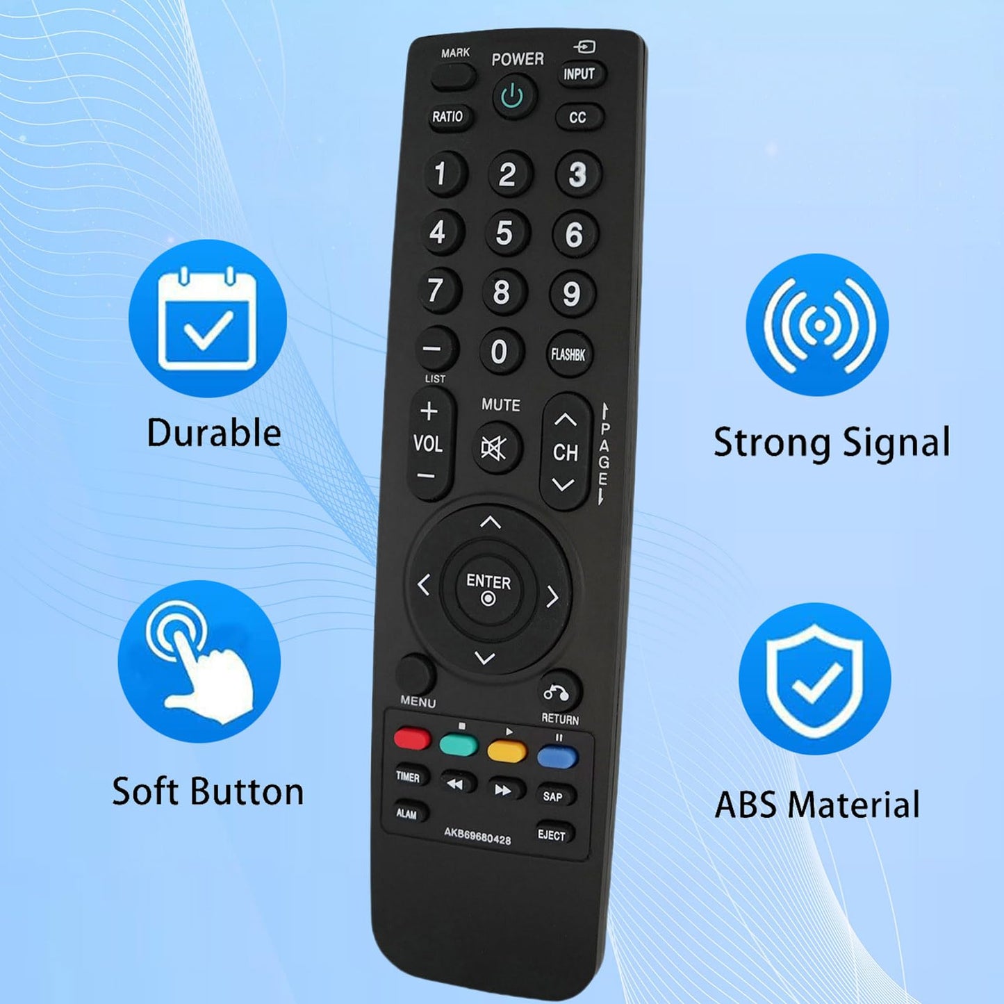 Replacement Remote Control for Z50PJ240-UB Z50PT320 Z50PT320-UC Z50PV220 Z50PV220-UA LCD Plasma HDTV TV