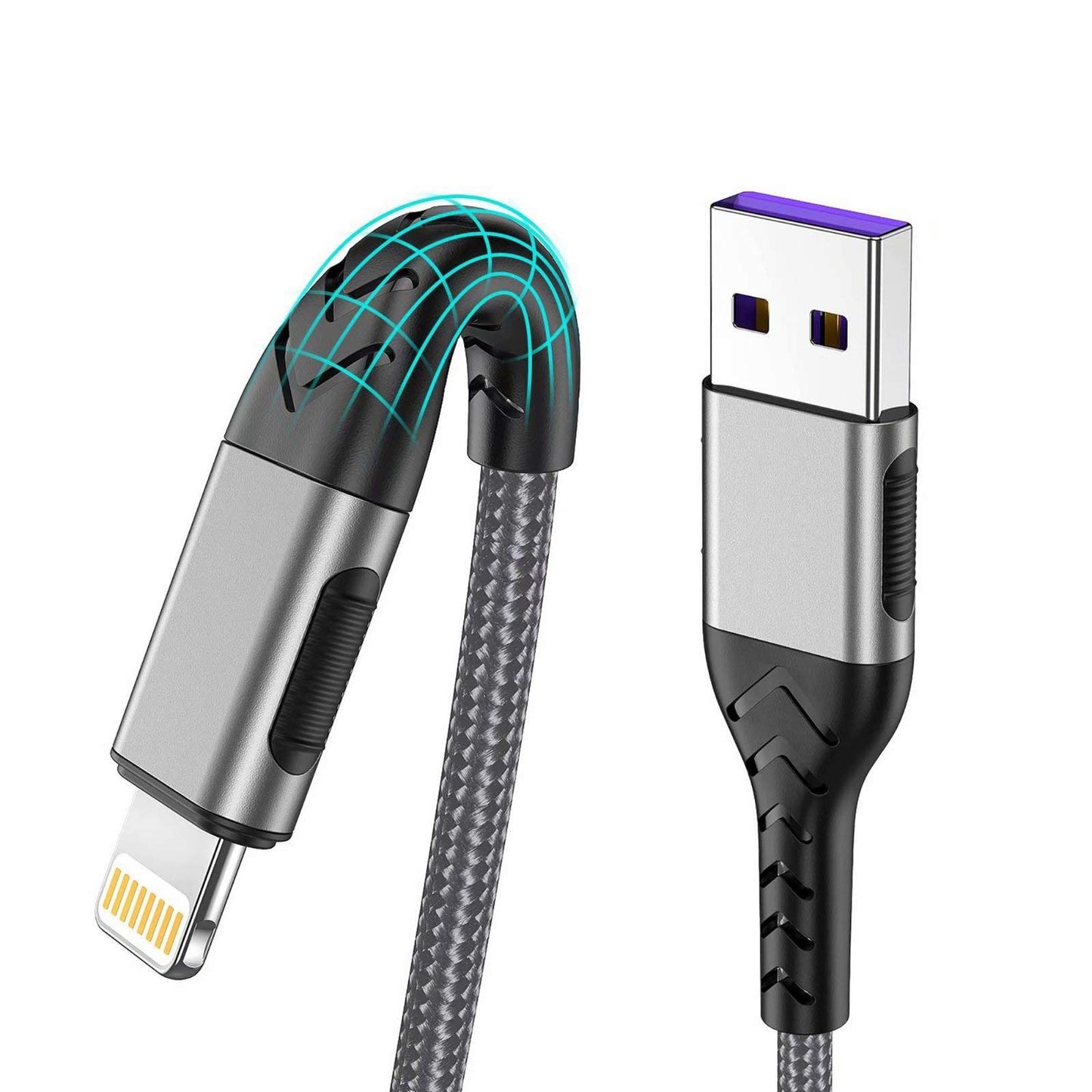 Durcord iPhone Charger, [MFi Certified] 3Pack 10FT USB A Cable for Long Lightning Charger Cable, Fast iPhone Charging Cord for iPhone Xs…