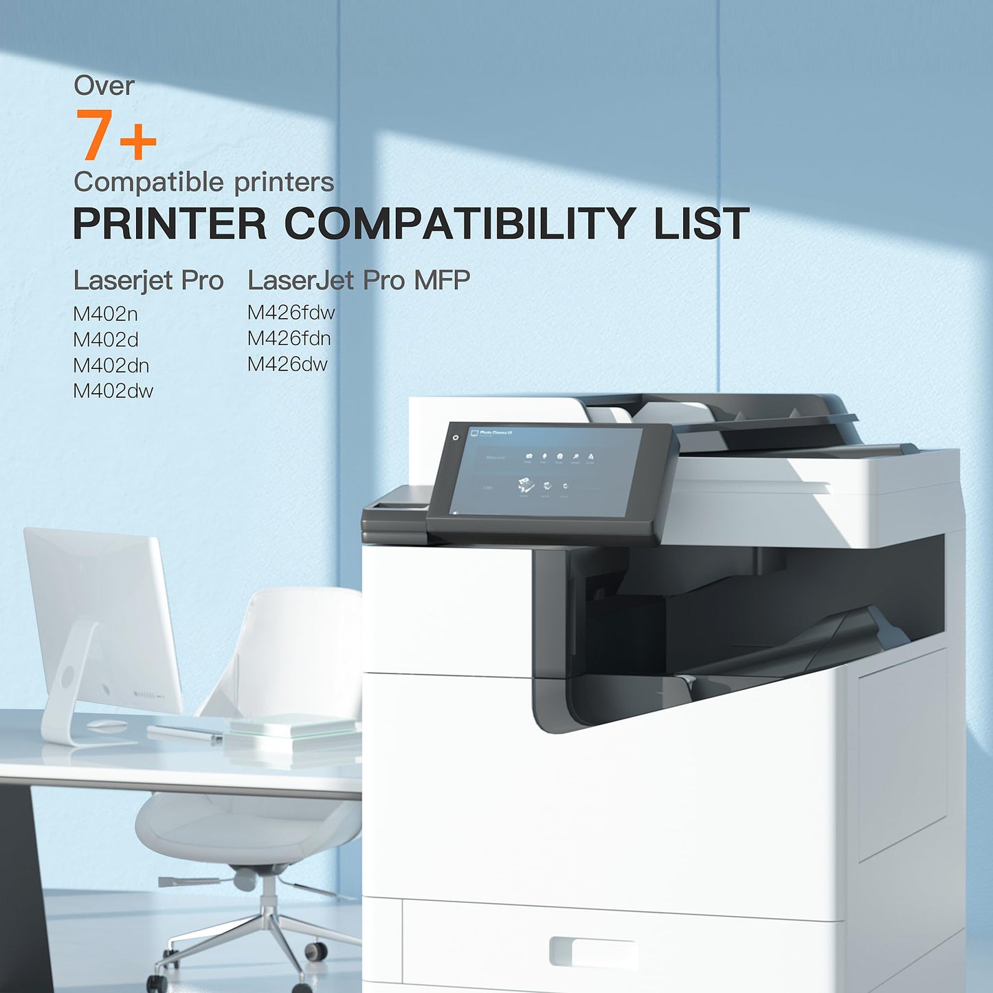 E-Z Ink 26A Toner Cartridge for HP Printer Compatible Replacement for HP 26A CF226A 26X CF226X Toner for HP LaserJet MFP M426fdw M426fdn M426dw Pro
