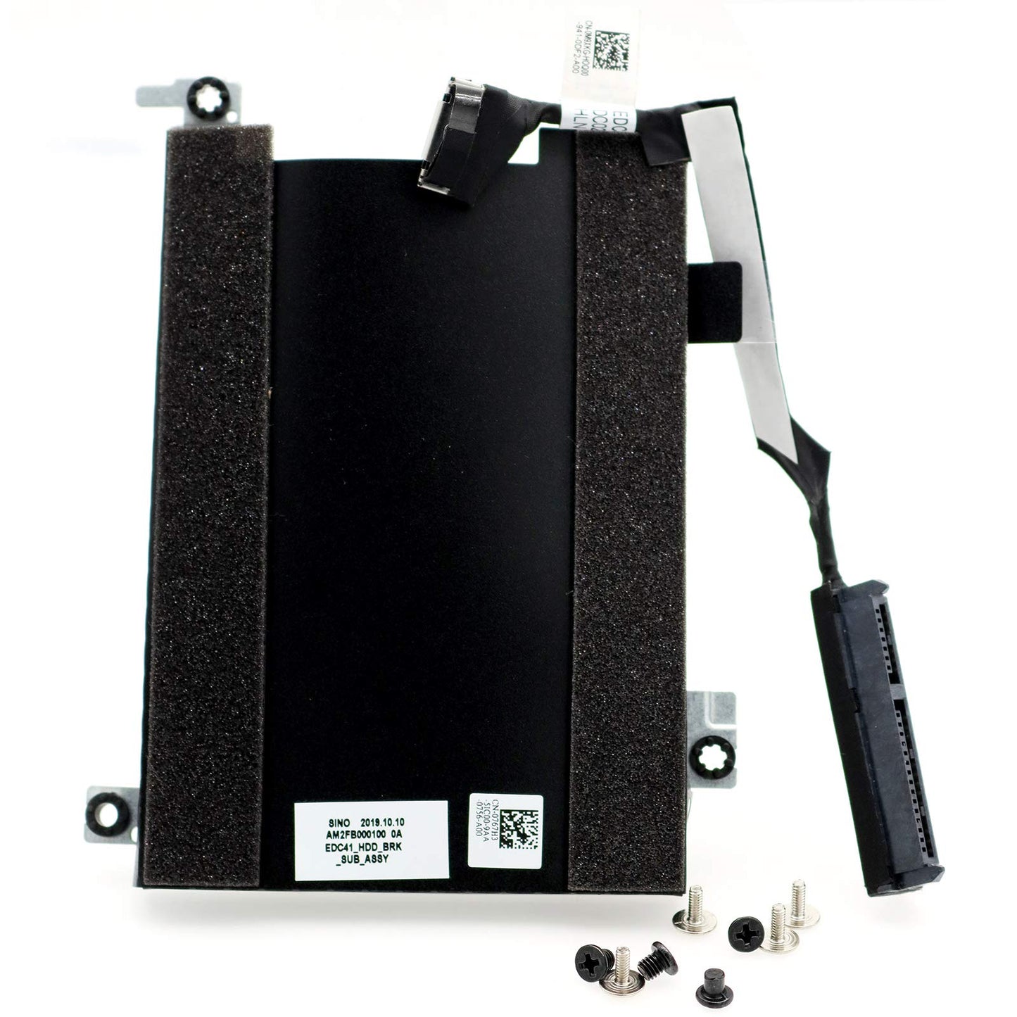 Deal4GO 2.5" HDD Hard Drive Caddy Bracket 767H3 w/ SATA Hard Drive Cable M9XKG Replacement for Dell Latitude 5400 5401 5410 5411