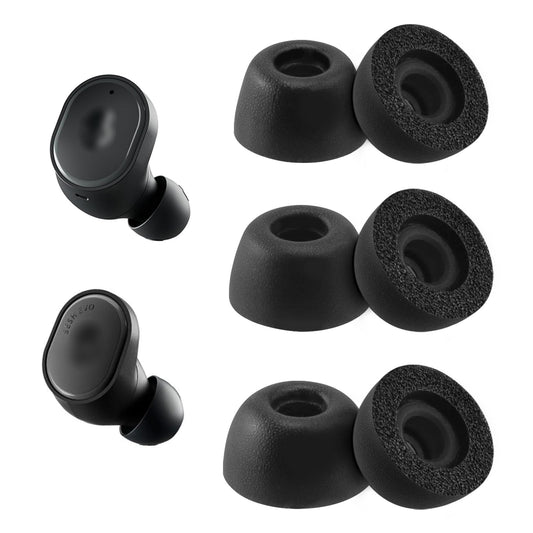 NANLANFAN Replacement Foam Ear Tips for Skullcandy Sesh ANC/Sesh Evo/Sesh ANC XT, Ultimate Comfort, 3 Pairs (S/M/L)