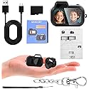 Lmuwecno Mini Camera Keychain, 1080p HD, DV Video, for Students & Kids (128G)