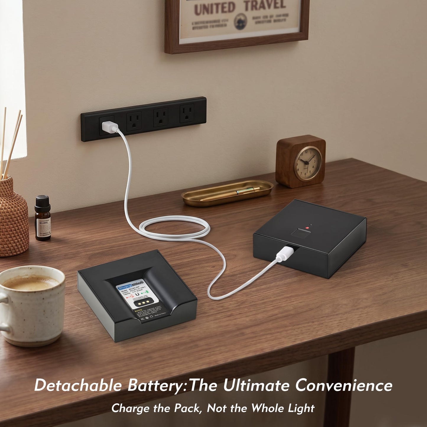 Shuqing Wall Sconces Set of Two,Rechargeable Battery Pack,Remote,28-Hours
