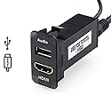 Timloon HDMI Socket Mount Cable +USB Audio Input Use for Toyota?Type B?