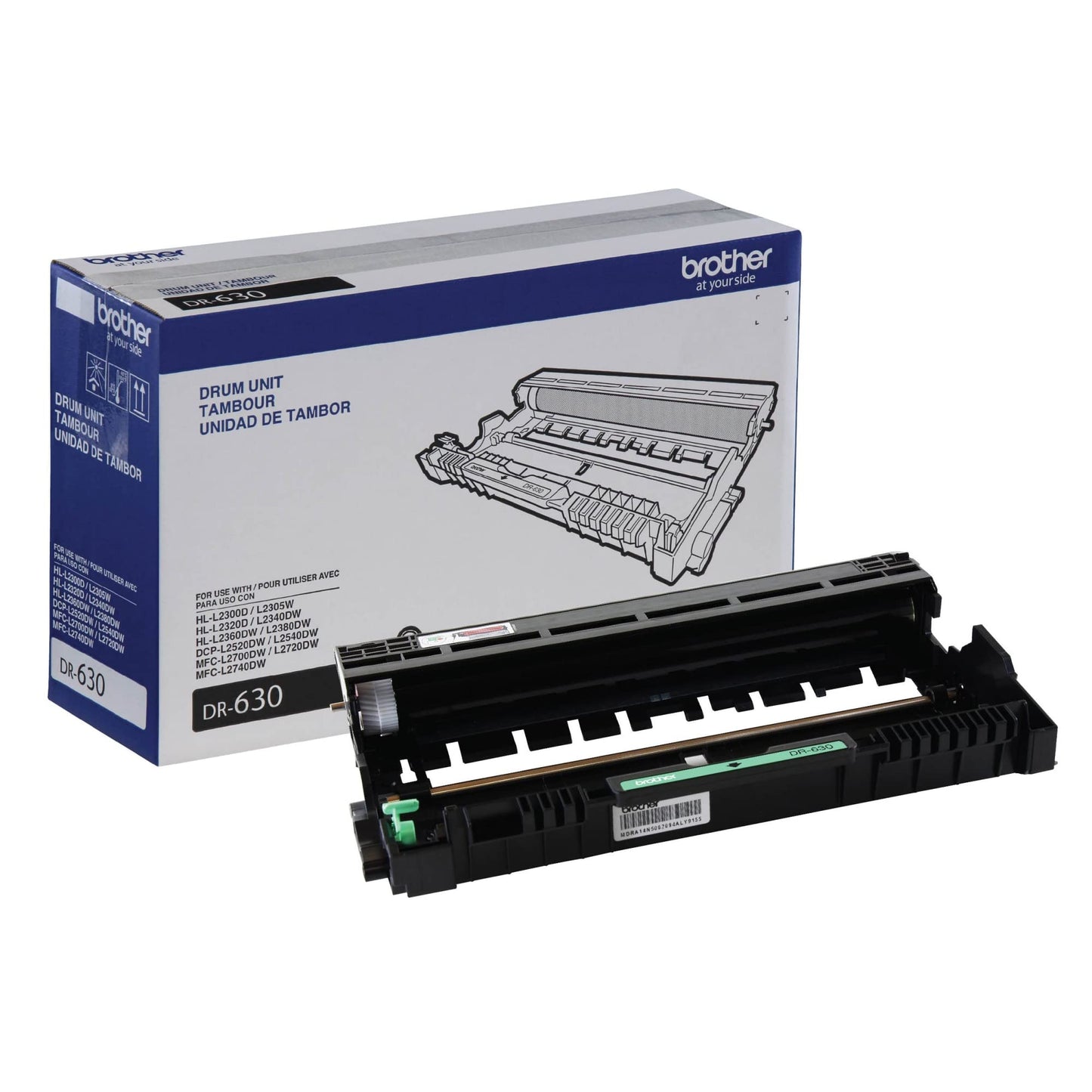 Brother Genuine-Drum DR630, Page Yields Approximately 12,000 Pages , Black