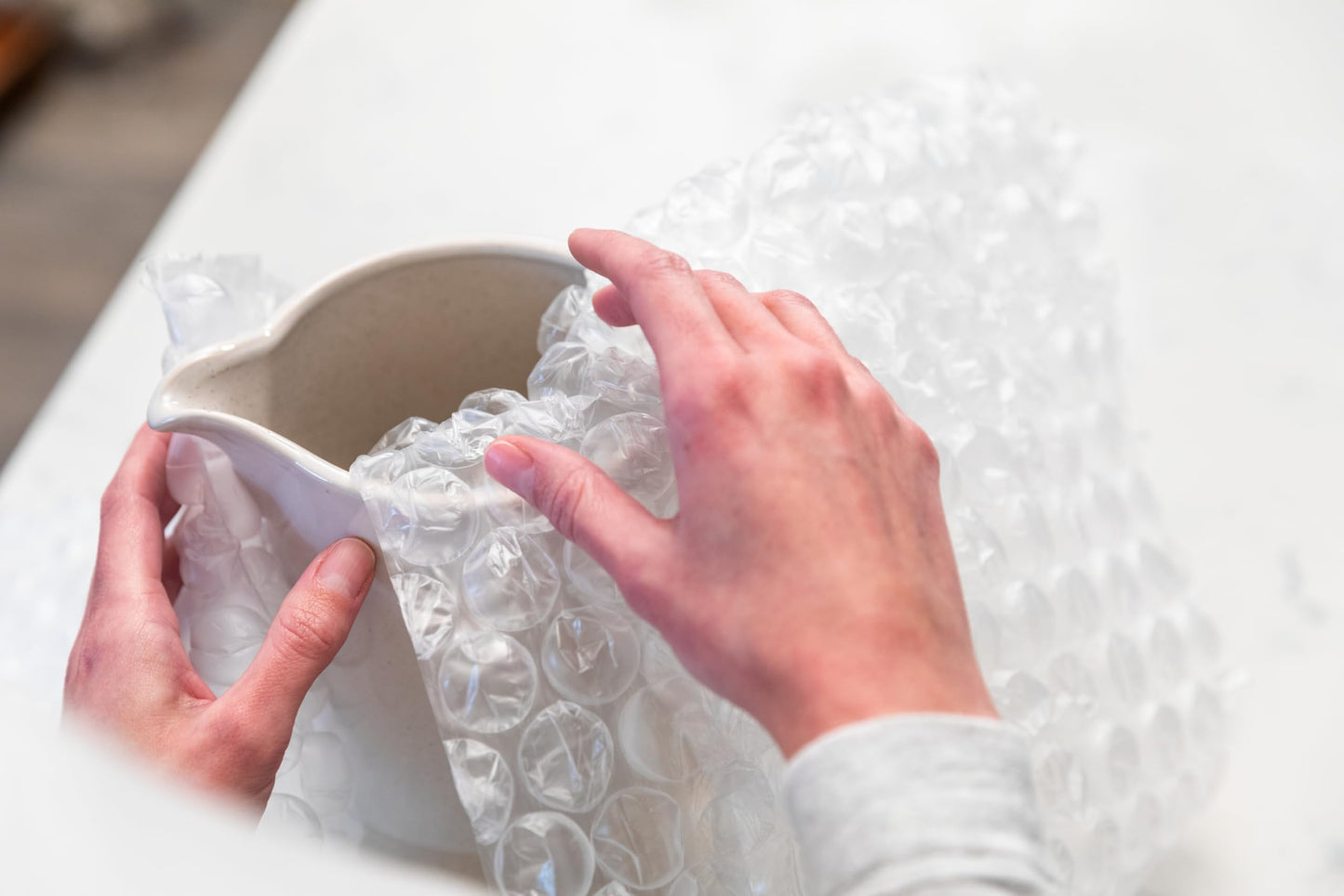 Duck Max Strength Bubble Cushioning Wrap for Moving & Shipping, 15 FT, Large Bubble Packing Wrap for Heavy Duty Protection Packaging Boxes, Clear