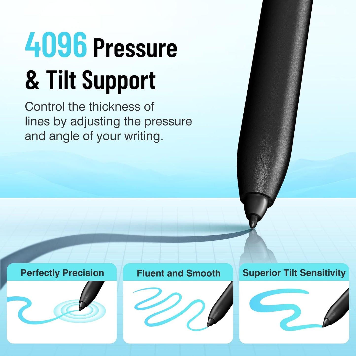 Magnetic Stylus Pen for Remarkable 2 Pen with Eraser, Digital Replacement Pen for Remarkable 2 Stylus Alternative Marker Plus, 4096 Pressure