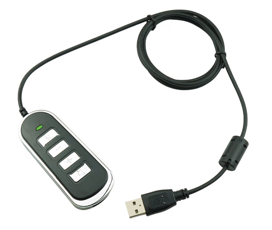 Adapter RJ9 Headset Desk Phone Connect To Coputer PC Laptop Mac Tablet Window Sofphones Devices Compatible With Plantronic Jabra Sennheiser Wireless