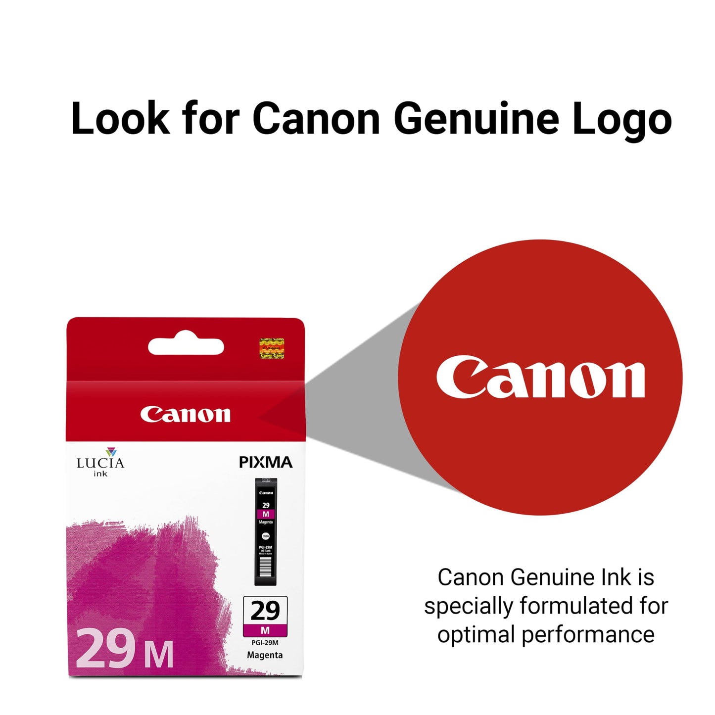 Canon PGI-29 Genuine Magenta Ink Tank, Compatible with PIXMA PRO-1 Printers
