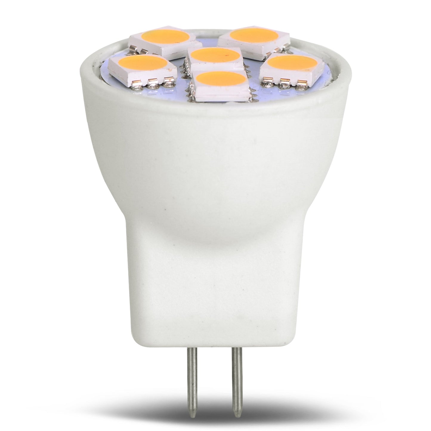 MR8 Light Bulb LED Replacement for Mini Halogen Recessed Lamps 12 Volt 1" Diameter GU4 RV Boat Camper Yacht Train Motor Home Interior Tiny House Ship