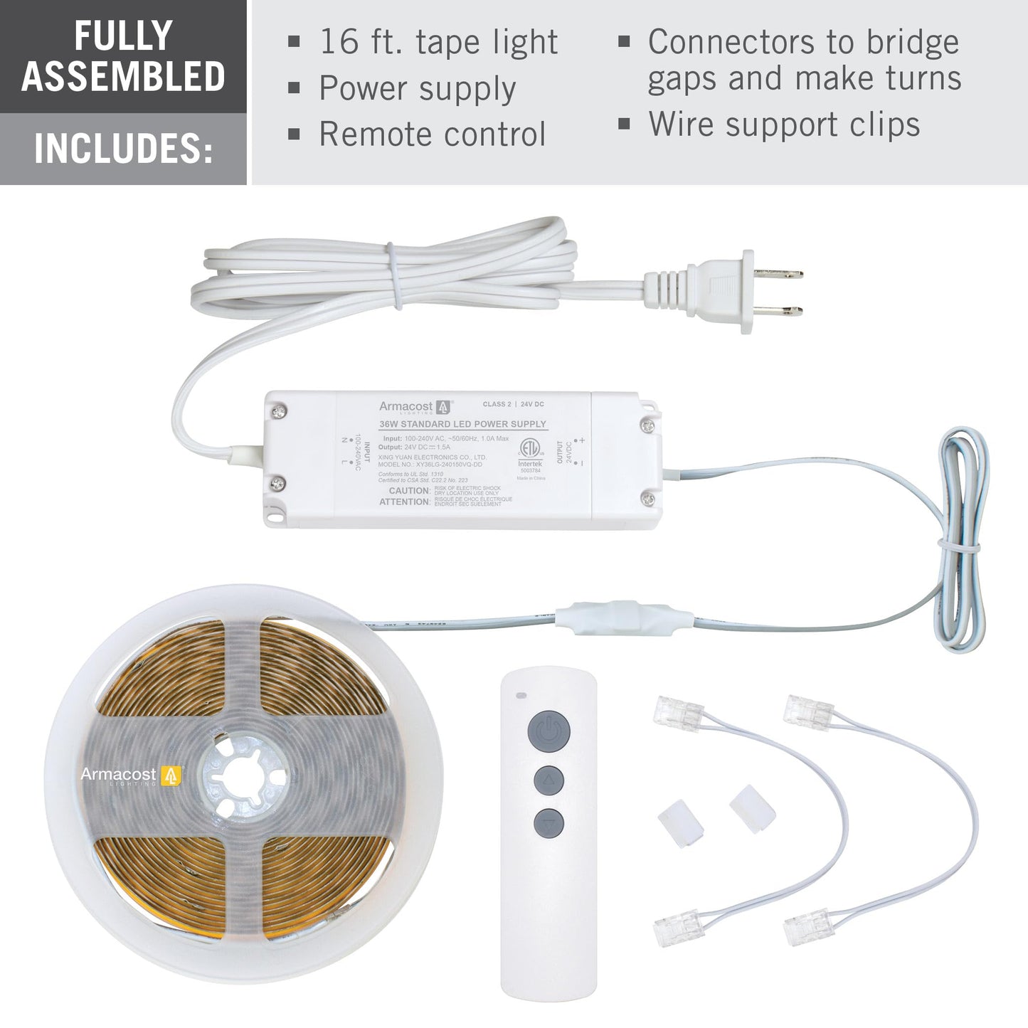Armacost Lighting RibbonFlex LUX COB Kit 4000K, 5M 425500