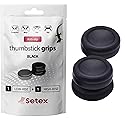 Setex Gecko Grip, 1 High Rise + 1 Low Rise Thumbstick Grip Covers, for PlayStation PS5, PS4, Xbox One, Switch Pro, Steam Deck, Anti-Slip