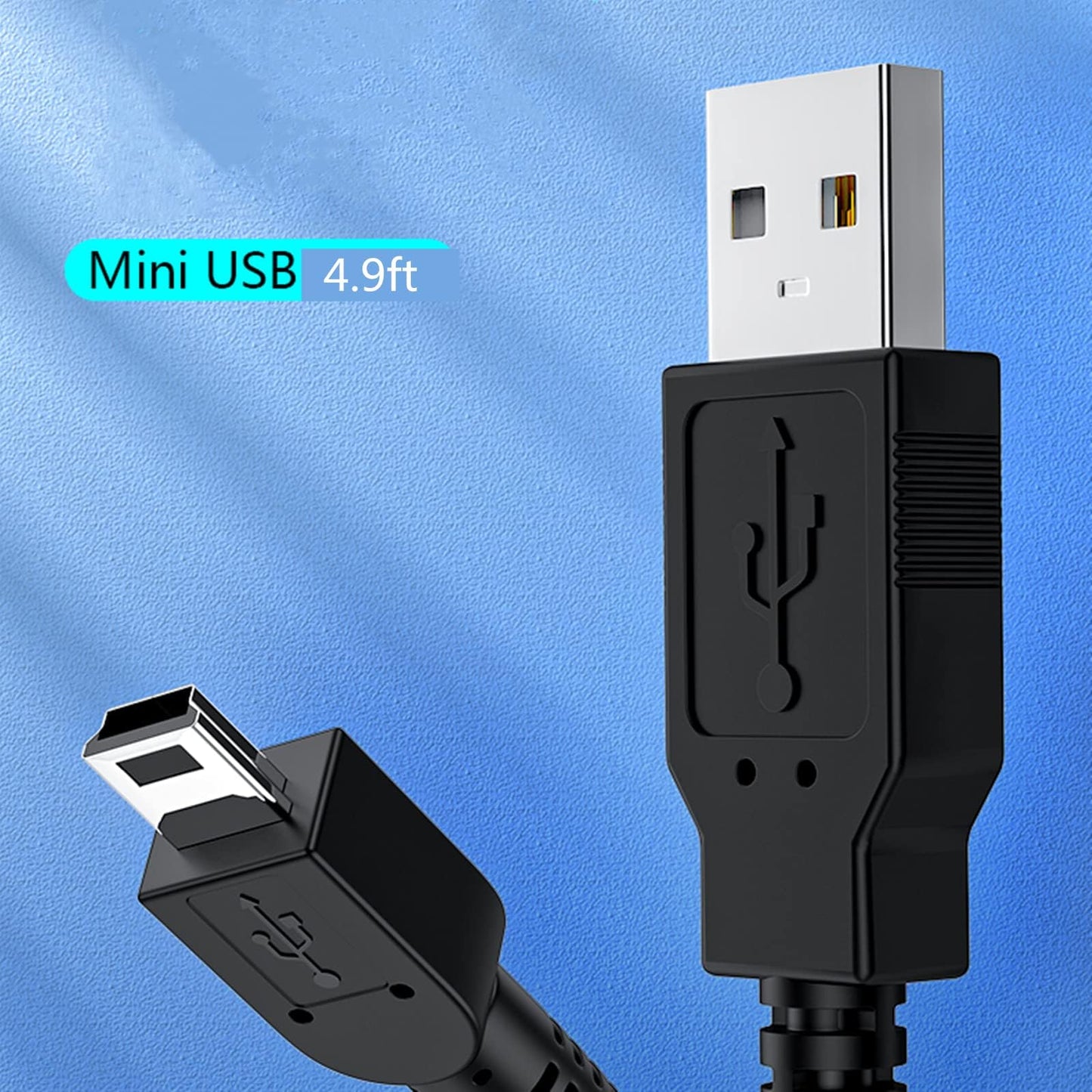 Saipomor UC-E4 Power Cable UC-E15 Replacement USB Charging Cable Data Syn Cord Compatible with Nikon D3100 D3100S D3X D40 D40X D50 D60 D70 D100 D700