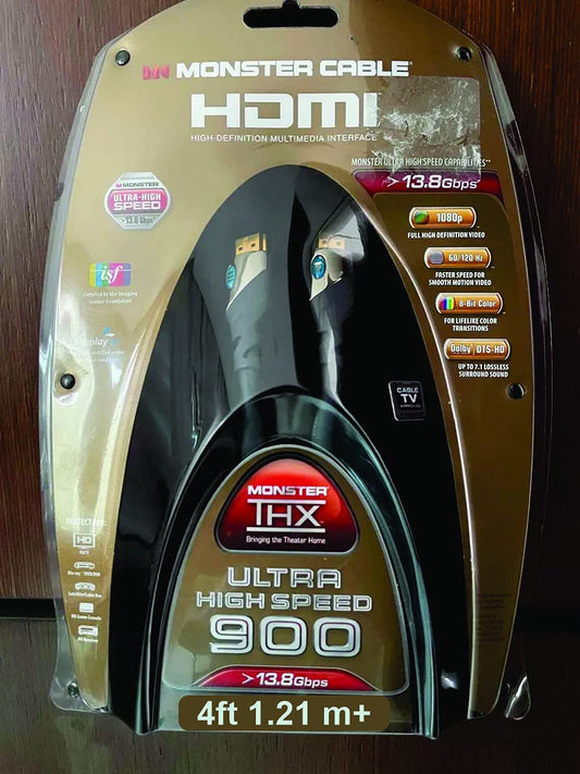 Monster Cable 4' THX Certified 900 Ultra High Speed 1.4 HDMI Cable