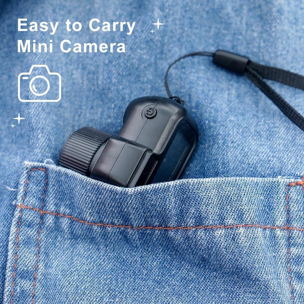 Lmuwecno Mini Camera Keychain, 1080p HD, DV Video, for Students & Kids (128G)