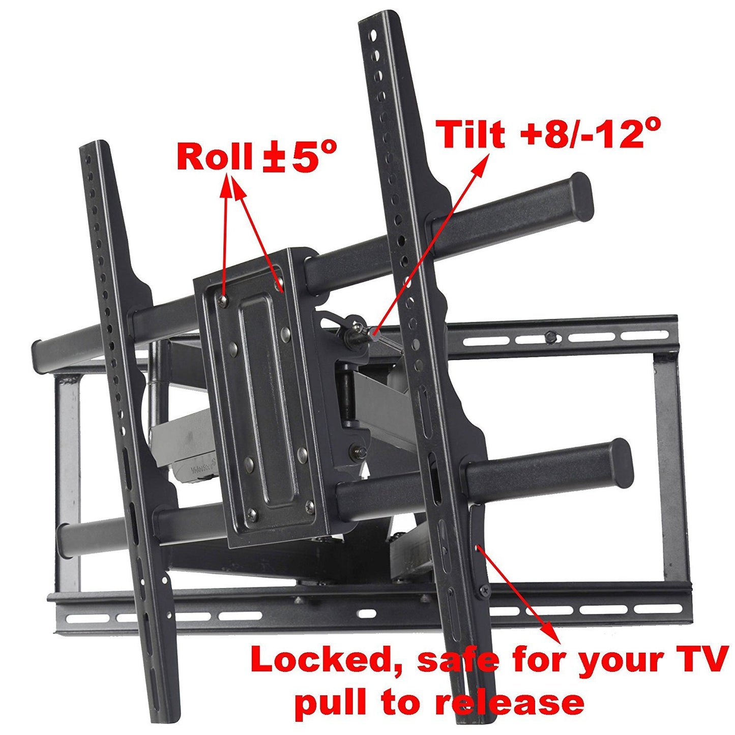 VideoSecu Articulating Full Motion Large TV Wall Mount Bracket for Most 60" 65" 70" 75" 80" 82" 85" 88" Sharp Vizio Samsung LED LCD OLED Plasma TV 24