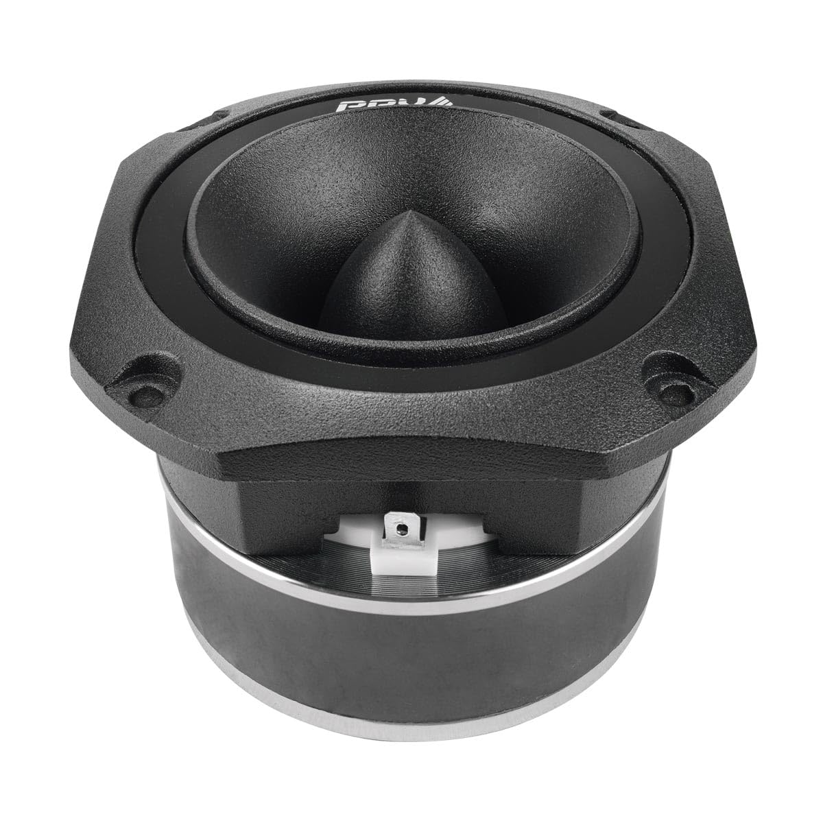 PRV AUDIO TW700Ti Black 4 Inch Titanium Bullet Tweeter TW700Ti 240 Watts, 8 Ohm Super Tweeter, Built-in Capacitor Pro Audio High Frequency Driver (Single)