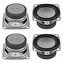 ACEIRMC 4PCS 2" 4Ohm 3W DIY Small Full Range Audio Speaker Stereo Woofer Loudspeaker for Arduino and DIY Speaker (A)