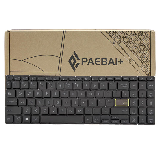 PAEBAI+ Replacement Laptop Keyboard Backlit for ASUS VivoBook E510M E510MA L510M L510MA S533 S533E S533EA S533F X521 X521EA X521EQ X521FA X521FL
