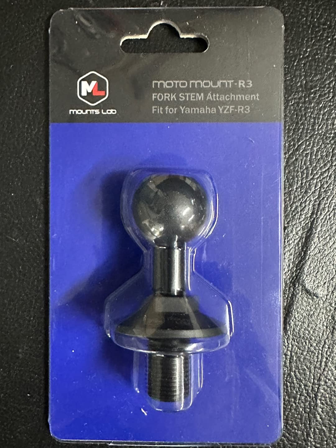 Mounts Lab motomount R3 for Yamaha YZF R3(2016+) Ram Stem Nut/Mount with 1inch(25mm) TPU Ball- Compatible with Phone/Camera/GPS Mount(Adapter)