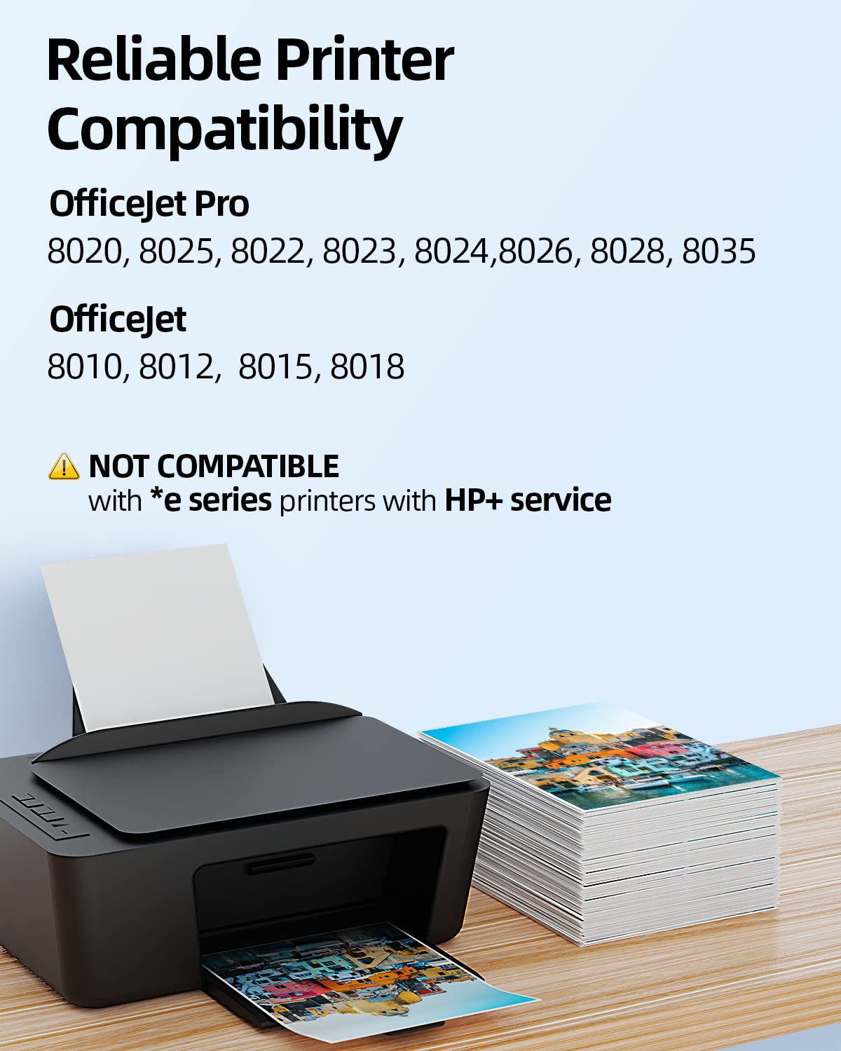 FASTINK 910XL Ink Cartridges Combo Pack,High Yield,Replacement for HP 910XL 910 XL,Works with HP OfficeJet Pro 8020 8025 8025e 8035 8035e 8028 8035