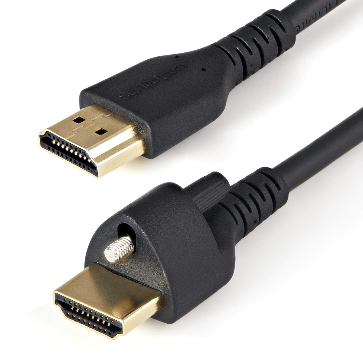 StarTech 6ft HDMI 2.0 Cable with Locking Screw, 4K 60Hz, HDR, Male to Male