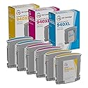 LD Products Remanufactured 940XL 940 Ink Cartridges HP High Yield to Use with Officejet Pro 8500 Wireless, 8500a, 8500a Plus, 8500a Premium, 8500