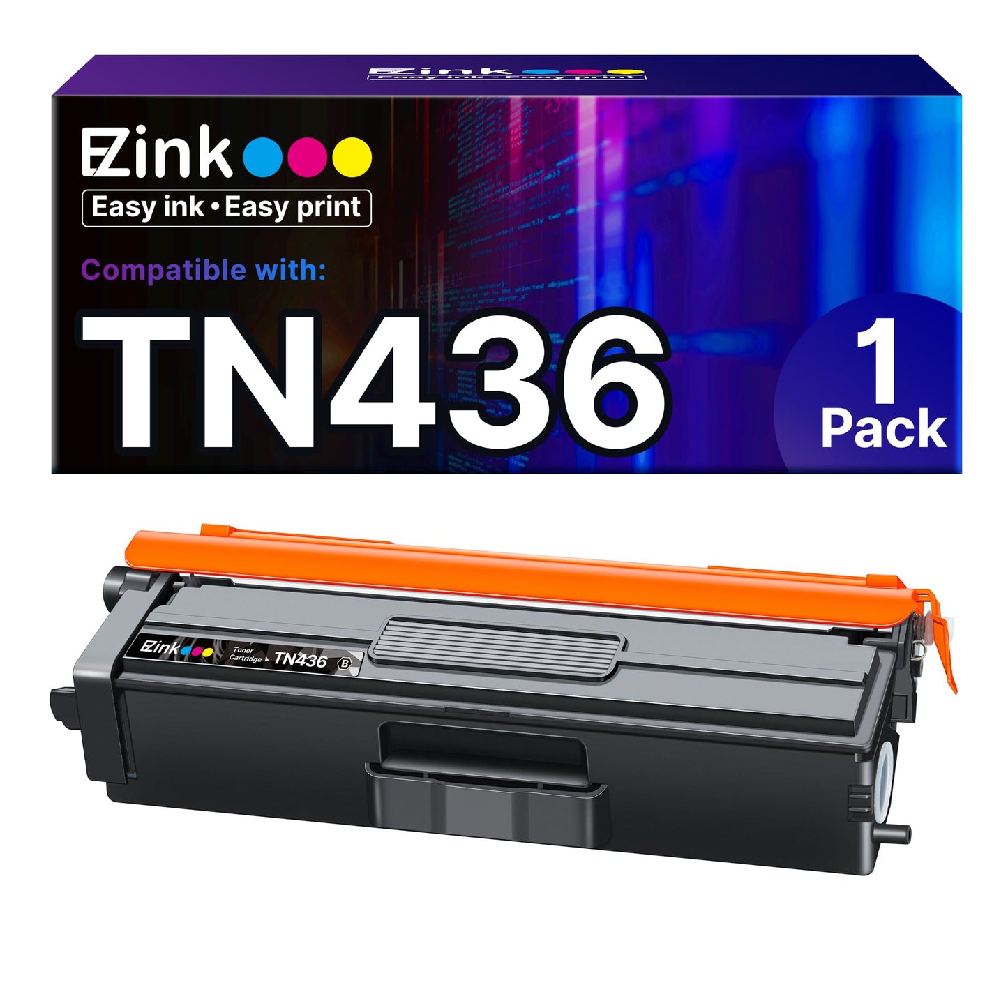 E-Z Ink TN436 Toner Cartridge Replacement for Brother TN436 TN433 TN431 Toner to Use with Brother HL-L8260CDW, L8360CDW, MFC-L8690CDW, L8900CDW