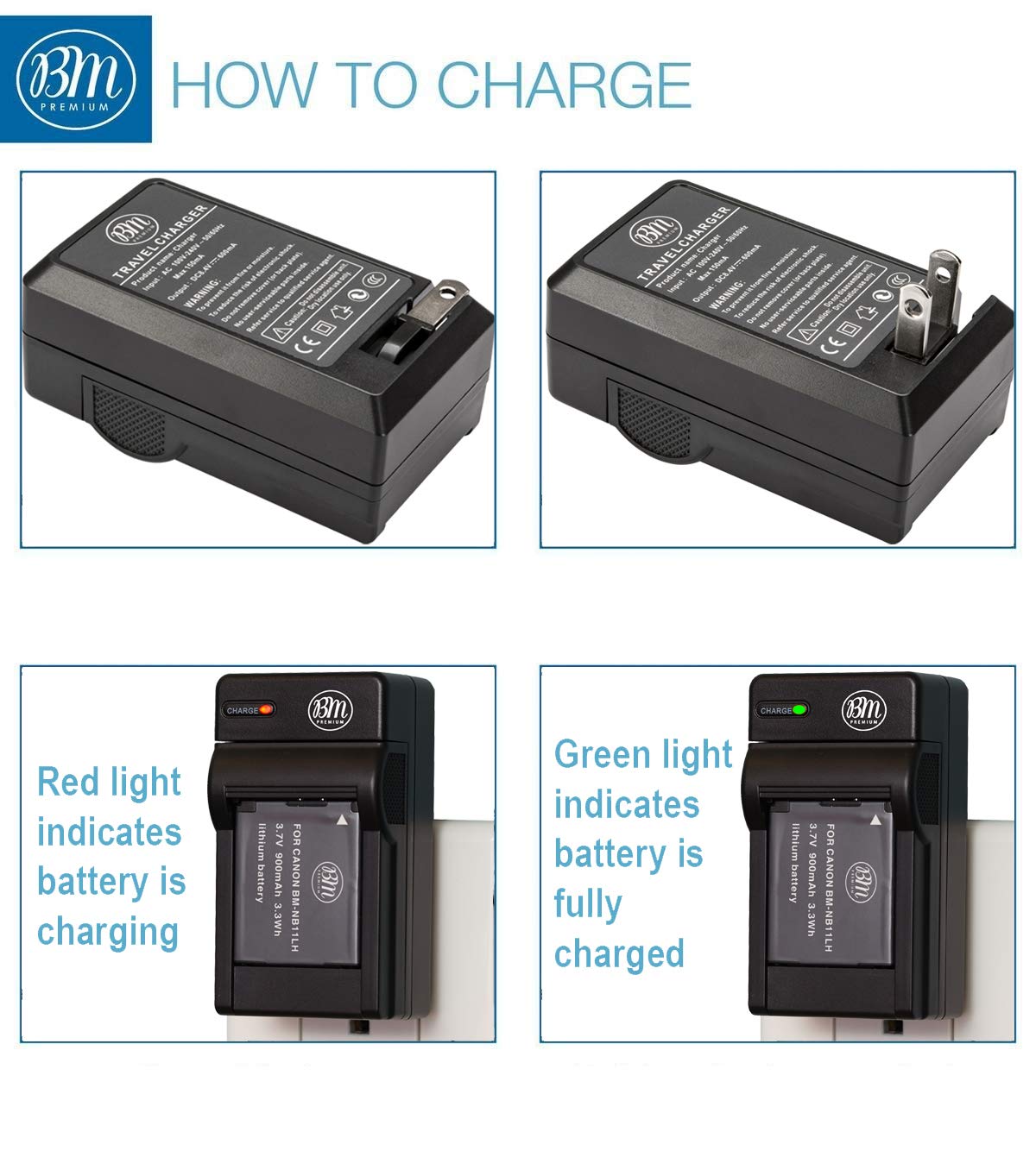 BM 2 NB-11LH Batteries and Charger for Canon Elph 110, Elph 130, Elph 135, Elph 140, Elph 150, Elph 160, Elph 170 IS, Elph 180, Elph 190, Elph 320