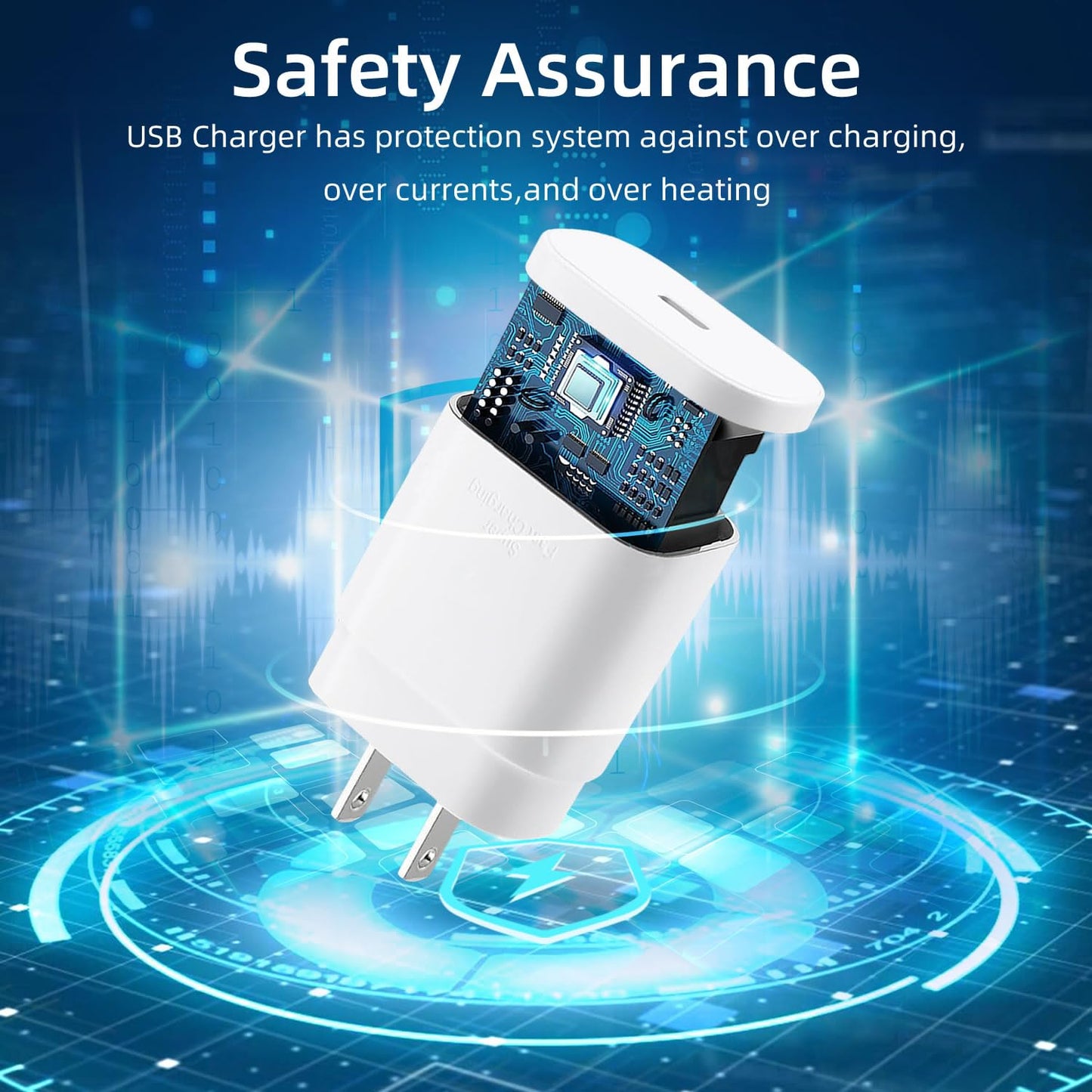 30W USB Type C Charger Block, Fast Charging USBC Power Adapter for iPhone 17 16 16e 15 Pro Max Air /14 13 12 11 / iPad/mini/AirPod/Samsung Galaxy S25