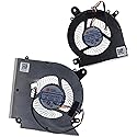 Deal4GO CPU & GPU Graphics Cooling Fan Replacement for MSI GF66 GL66 GF76 GL76 WF76 MS-1541 MS-1583 MS-1584 MS-17L1 MS-17L4, Black, PABD08008SH