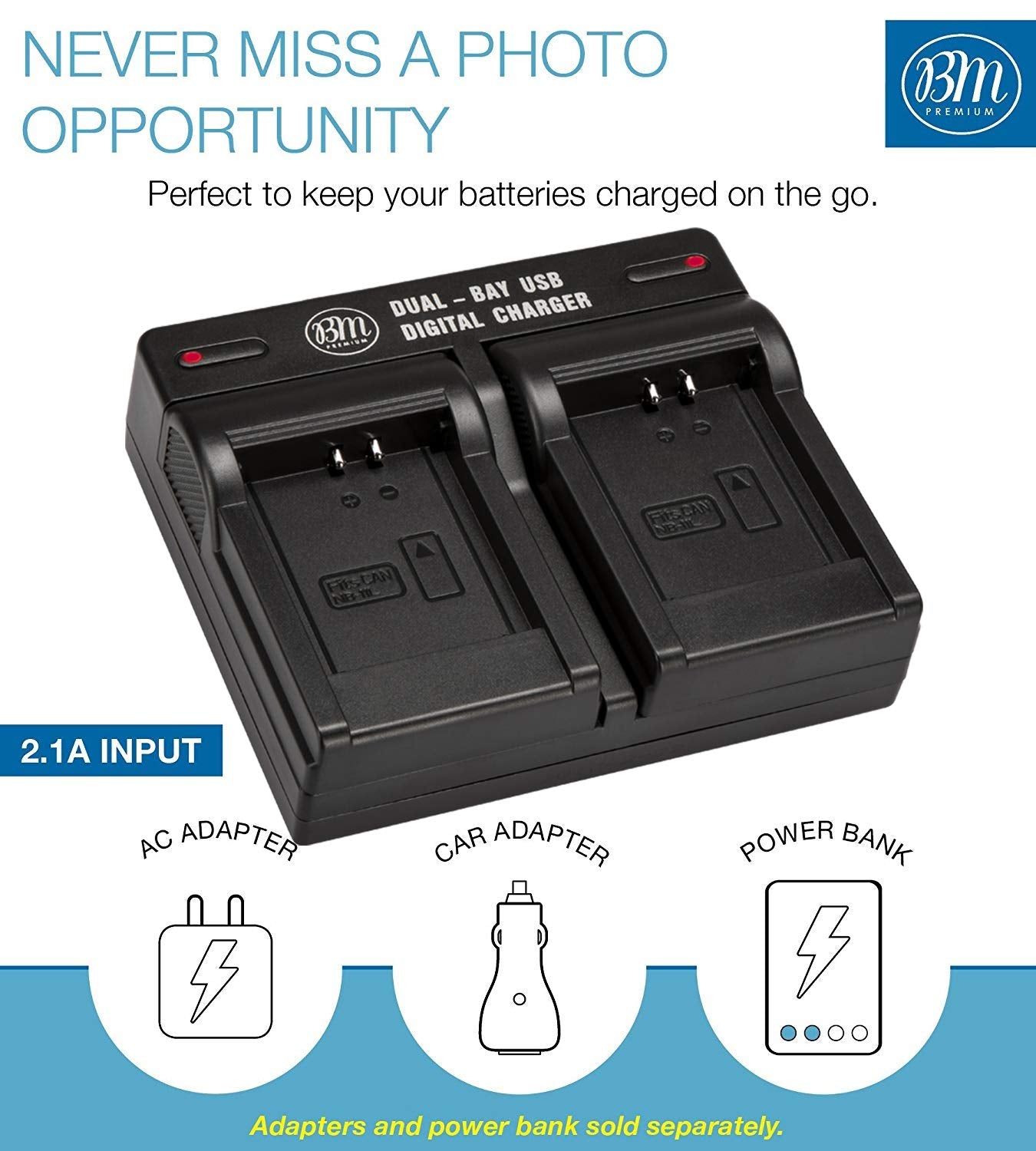 BM 2 NB-11LH Batteries and Dual Battery Charger for Canon Elph 135, Elph 140, Elph 150, Elph 160, Elph 170, Elph 180, Elph 190, Elph 320 HS, Elph 340