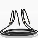 Monosaudio 17AWG Audiophile RCA Cable RCA Balanced Audio Cable OFC Copper Gold Plated Interconnect 2RCA Male Signal Cord for Home Theater, HDTV