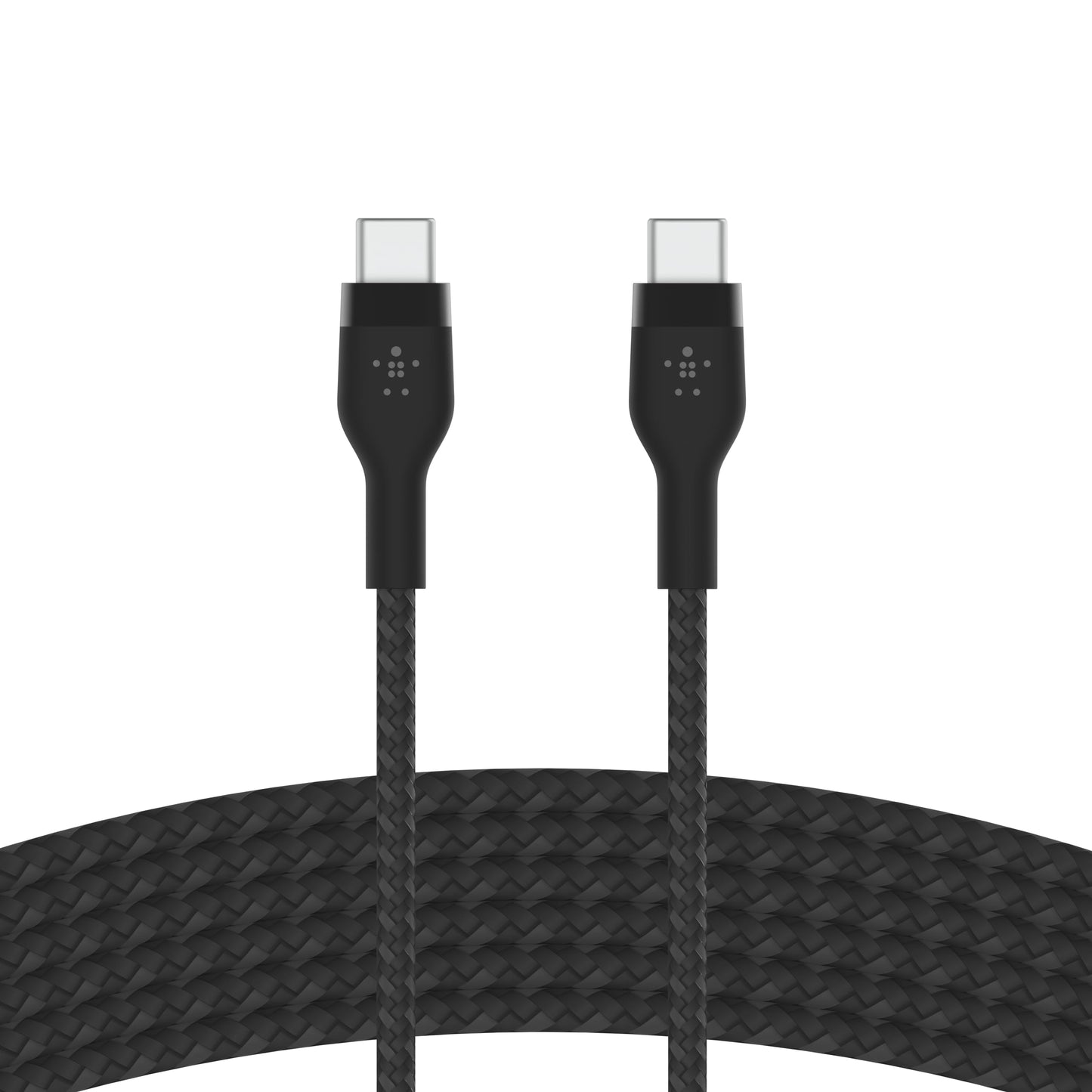 Belkin BoostCharge Pro Flex Braided USB-C to USB-C Cable (3M/10FT), USB-IF Fast Charging Cable for iPhone 16 Series, MacBook Pro, iPad Pro, Galaxy