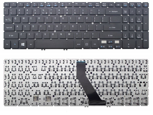 New Laptop Keyboard (Without Frame) Replacement for Acer Aspire Nitro V15 VN7-591 VN7-591G US Layout Black Color