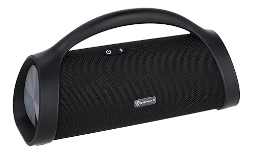 Rockville Sonic-XXL 70W Portable Bluetooth Speaker, Deep Bass, IPX5 Water-Resistant, 33 Ft Bluetooth Range, 24-Hour Battery, USB/SD Playback,