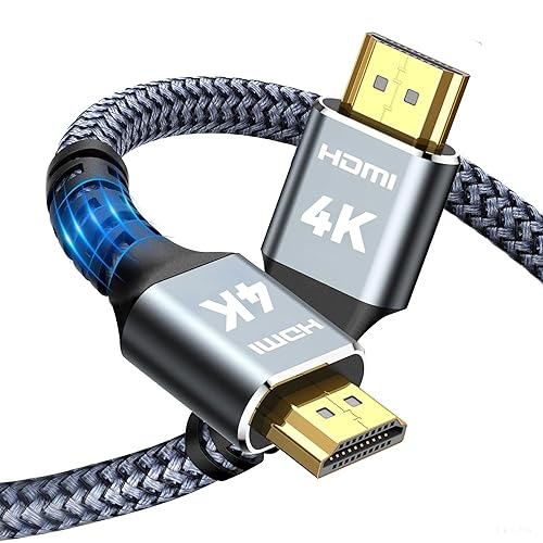 Kirei V Wire High-Speed 4K HDMI Cable 5-Pack, 1M/3.3 FT 18Gbps 2.0 Version, Supports 4K@60Hz HDR HDCP 2.2 UHD 2160p 1080p 3D, Braided Cord for PS3/4