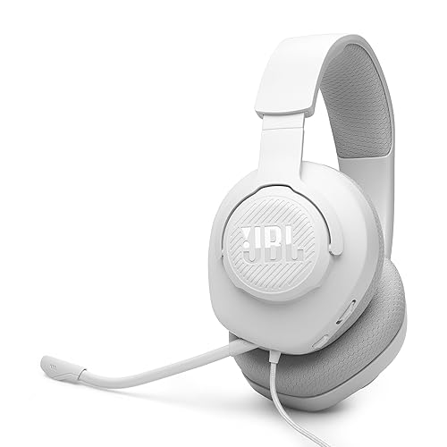 JBL Quantum 100M2 - Wired Over-Ear Gaming Headset with omnidirectional, Detachable mic with Mute Option and Fabric-Covered Memory Foam Ear Cushions…