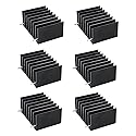 Awxlumv 6PCS TO-220 Aluminum Heatsink for MOS Tube Triode 0.98 x 1.42 x 0.63 inch / 25x36x16mm, TO-220 Heat Sink with 2 Support Pin for Cooling MOSFET