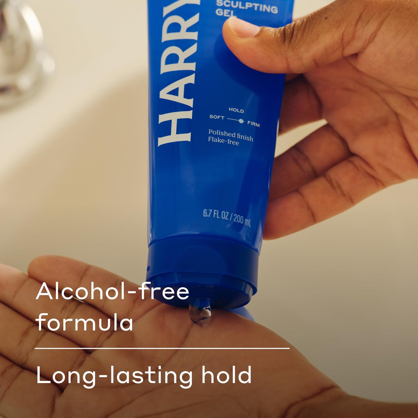 Harry's Hair Gel for Men, Hair Gel with Firm Hold & Polished Finish, 6.7 Fl Oz, 3 Pack
